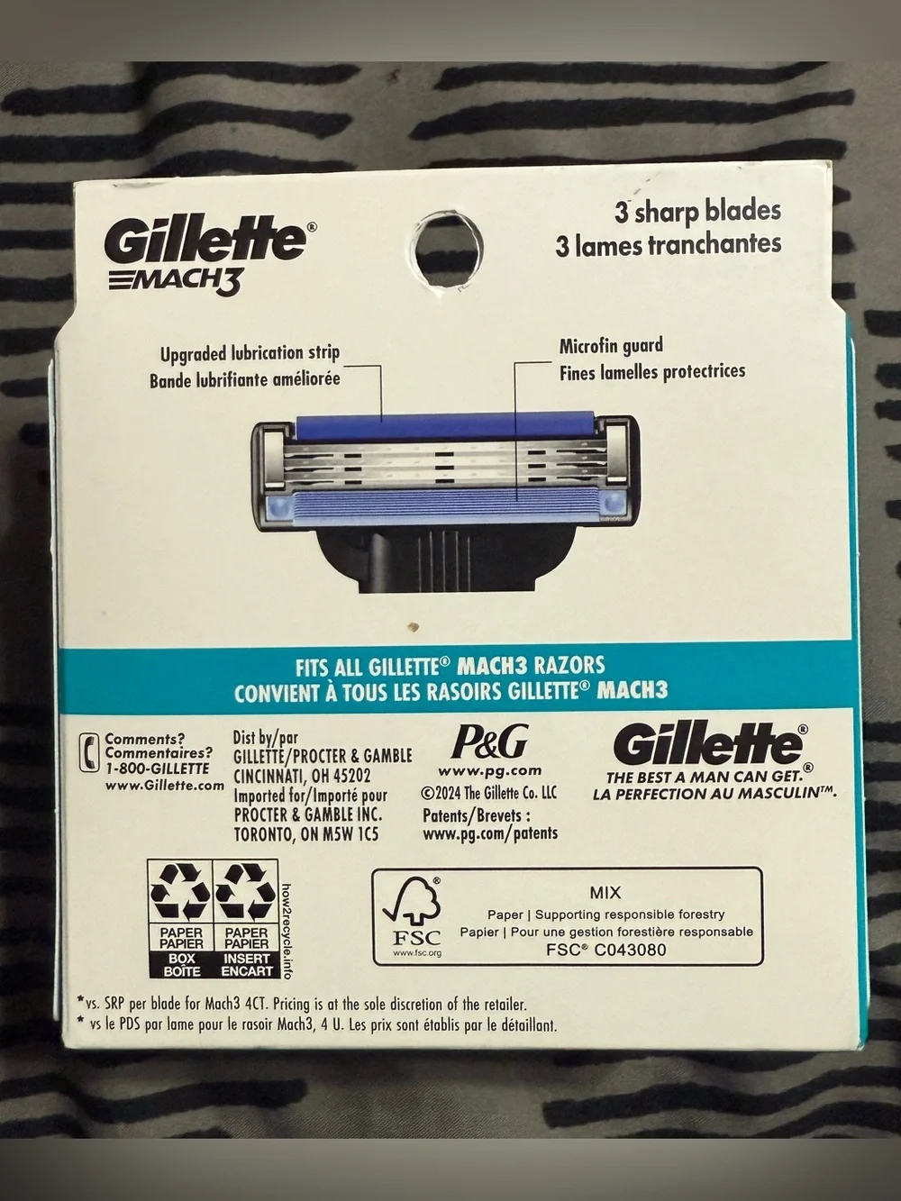 Gillette Mach3 Refills